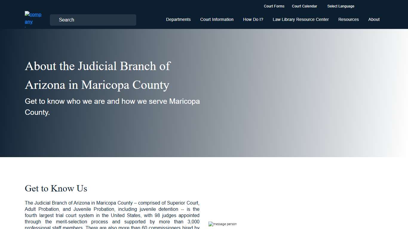 About the Judicial Branch of Arizona in Maricopa County, Arizona