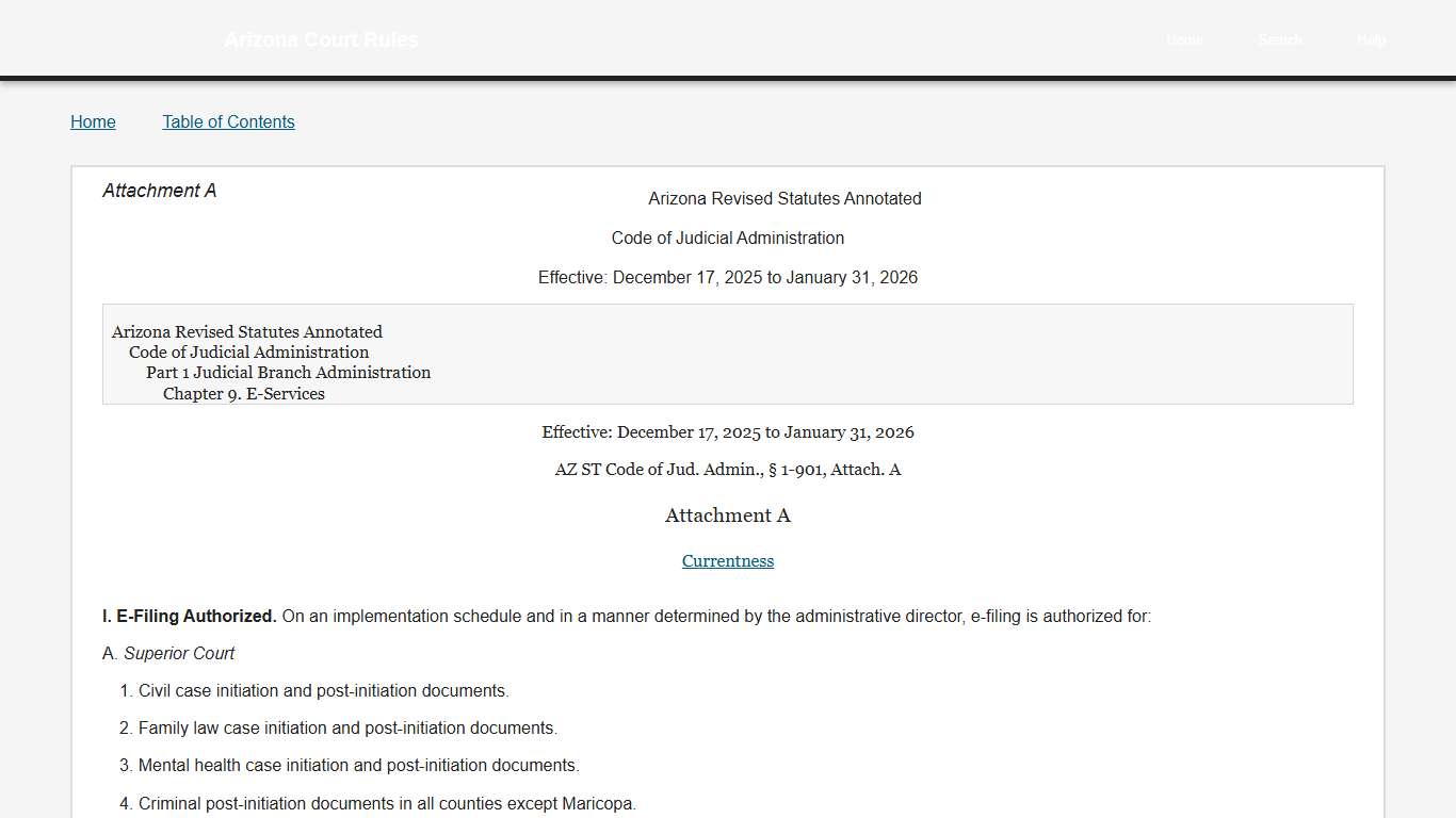 View Document - Arizona Court Rules
